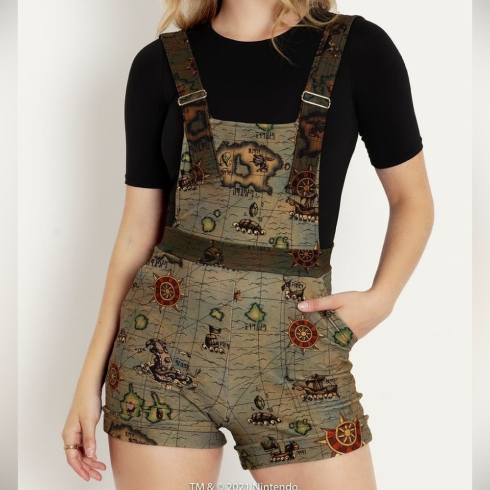 Blackmilk x Legend of Zelda Map Print Jumpsuit